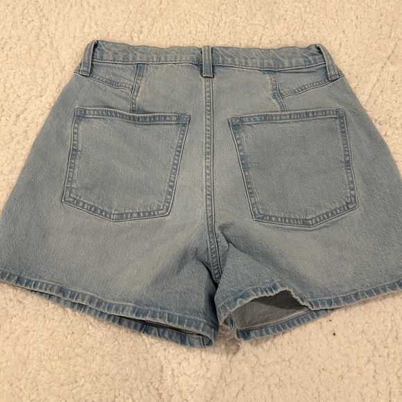 Universal Thread High Rise Midi Shorts - Light Blue - Picture 4 of 4